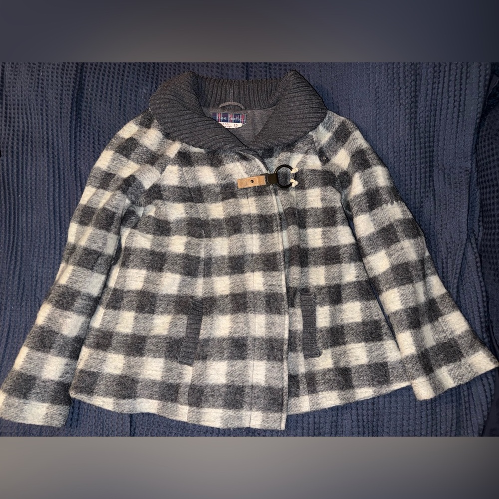 Free People Buffalo Plaid Wool Jacket